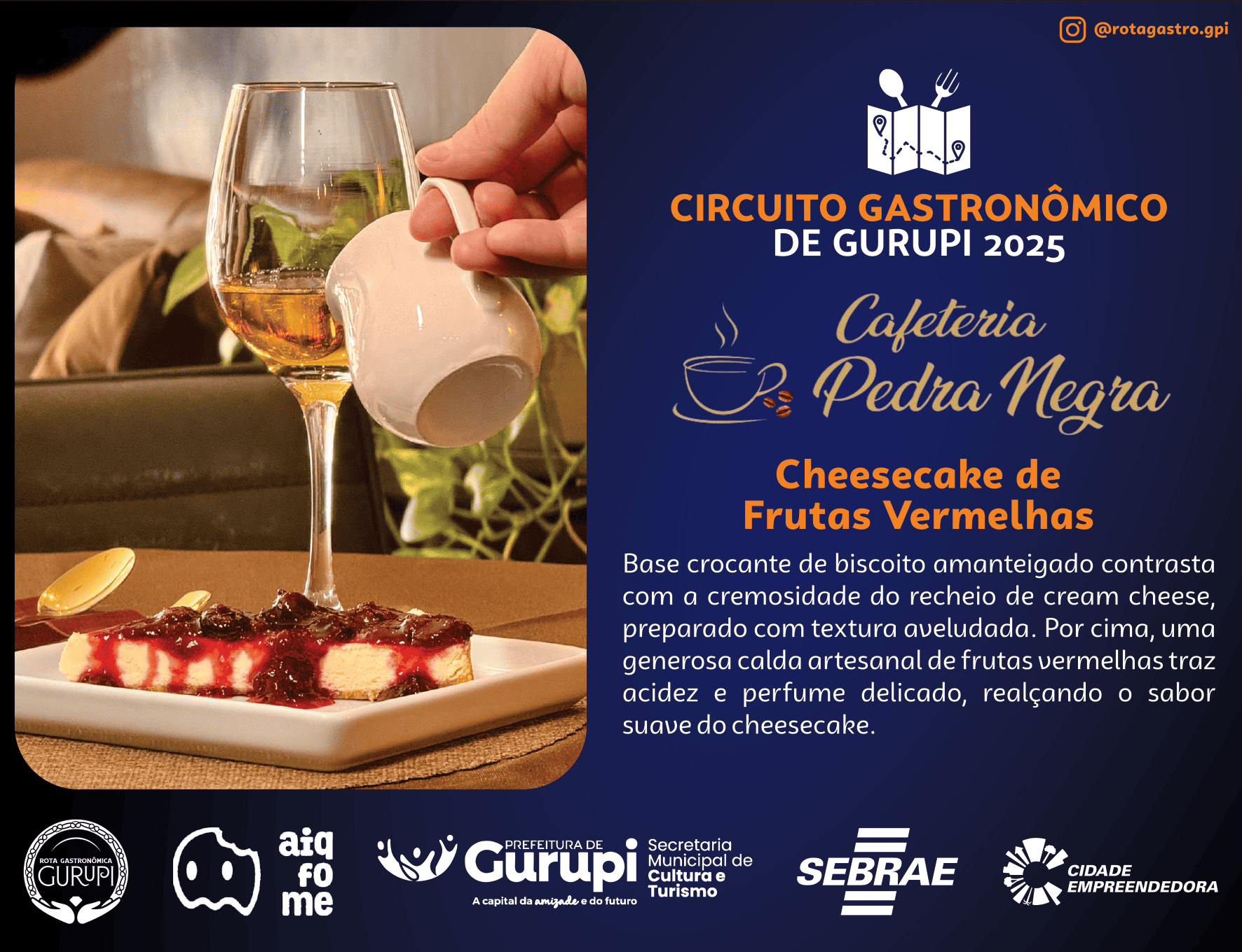 Cheesecake de Frutas Vermelhas